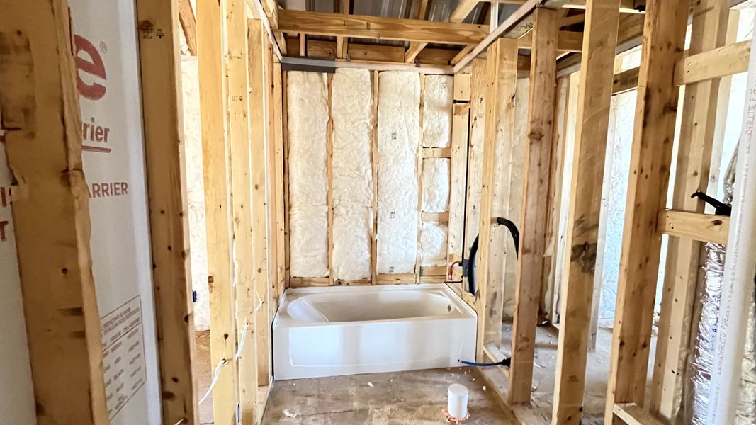 Construction progress - secondary bath