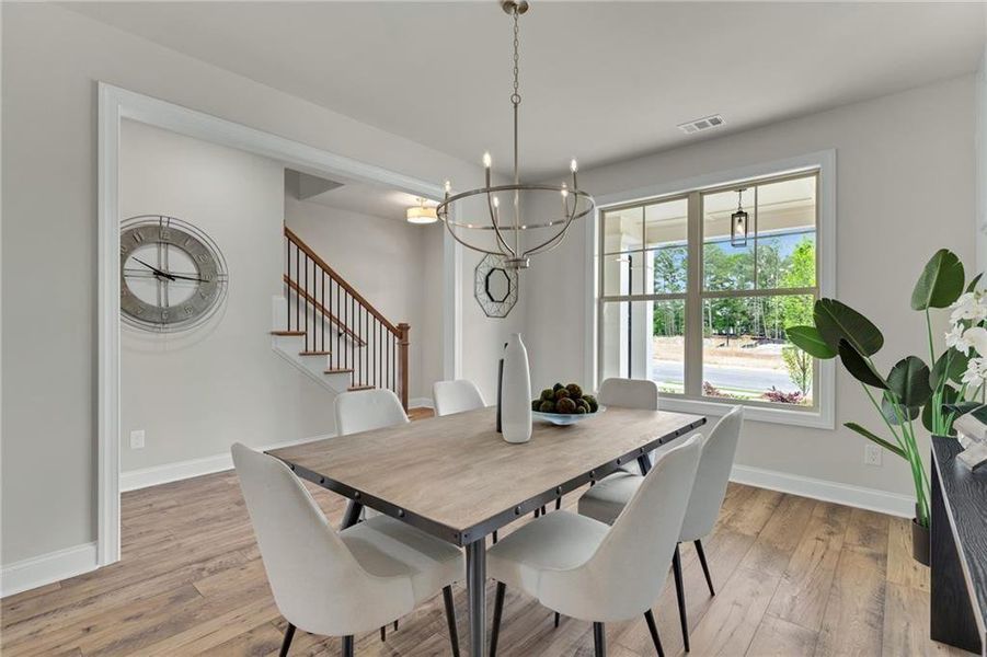 Furnished interior view inside a new home in , Buford (Image 27).