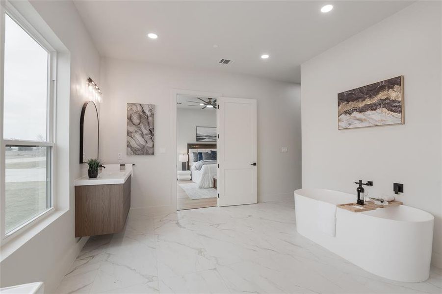 Furnished interior view inside a new home in , Red Oak (Image 6).
