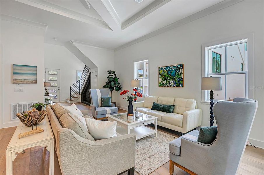 Furnished interior view inside a new home in , Tampa (Image 8).