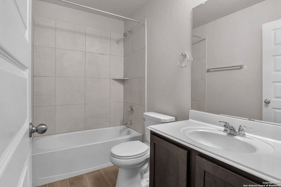 Furnished interior view inside a new home in Morgan Meadows, San Antonio (Image 7). Furnished interior view inside a new home in Morgan Meadows, San Antonio (Image 7).