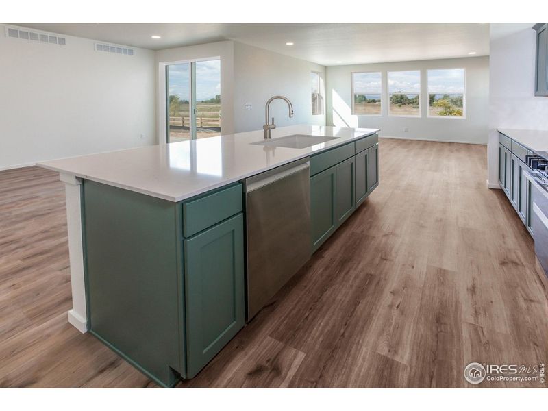 Furnished interior view inside a new home in Trailside Story Collection - Single Family Homes, Timnath (Image 8).