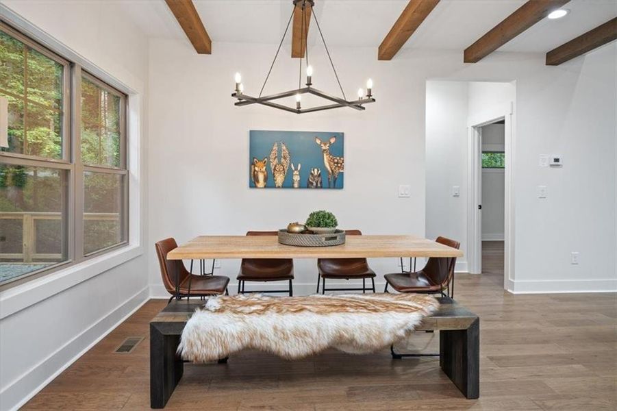 Furnished interior view inside a new home in , Ellijay (Image 14).
