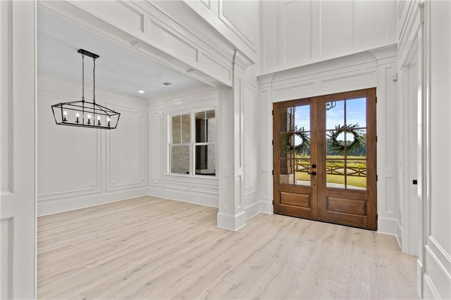 Furnished interior view inside a new home in , Dacula (Image 36).