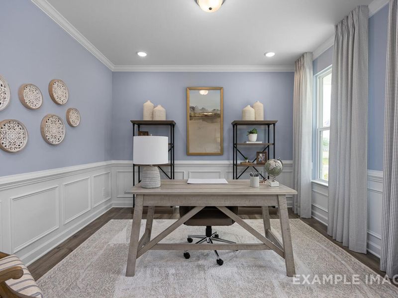 Furnished interior view inside a new home in Tobacco Road, Angier (Image 7).