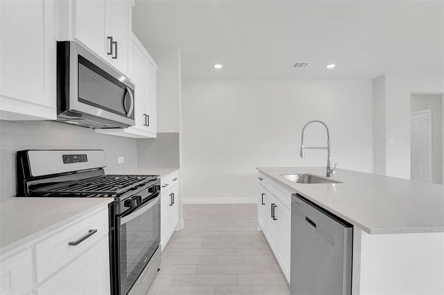 Furnished interior view inside a new home in , Princeton (Image 10).