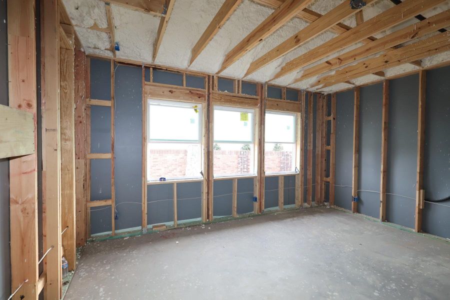 In-progress construction of a new home in Oakwood Estates, Waller, TX (Image 9).