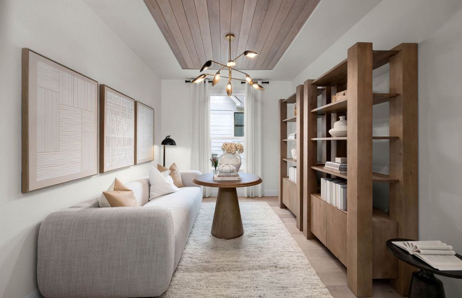 Representative furnished interior of a home built from the Mystique by Del Webb in Sun City Texas, Georgetown (Image 17). Representative furnished interior of a home built from the Mystique by Del Webb in Sun City Texas, Georgetown (Image 17).