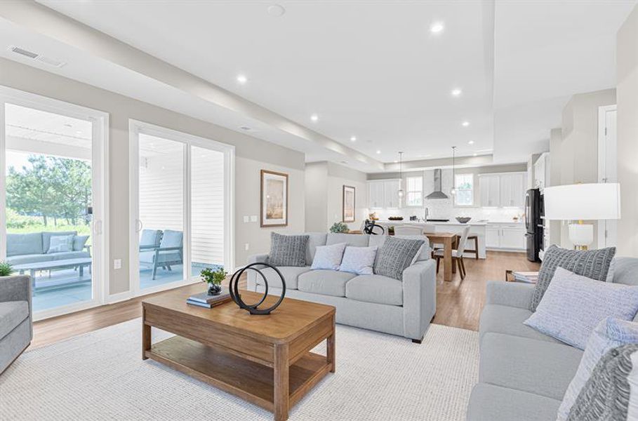 Representative furnished interior of a home built from the Riverbend by Ryan Homes in Seminole Palms Single-Family Homes, Palm Coast (Image 10).