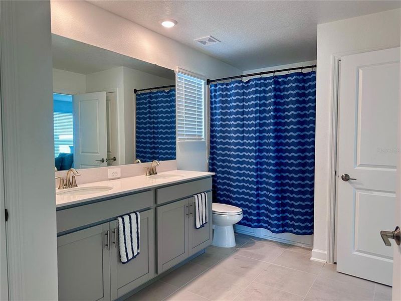 Second floor primary master suite bathroom