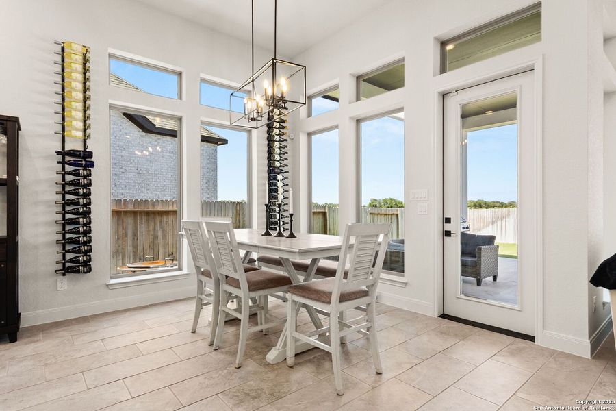 Furnished interior view inside a new home in Meadows Of Mill Creek 60', Seguin (Image 8).