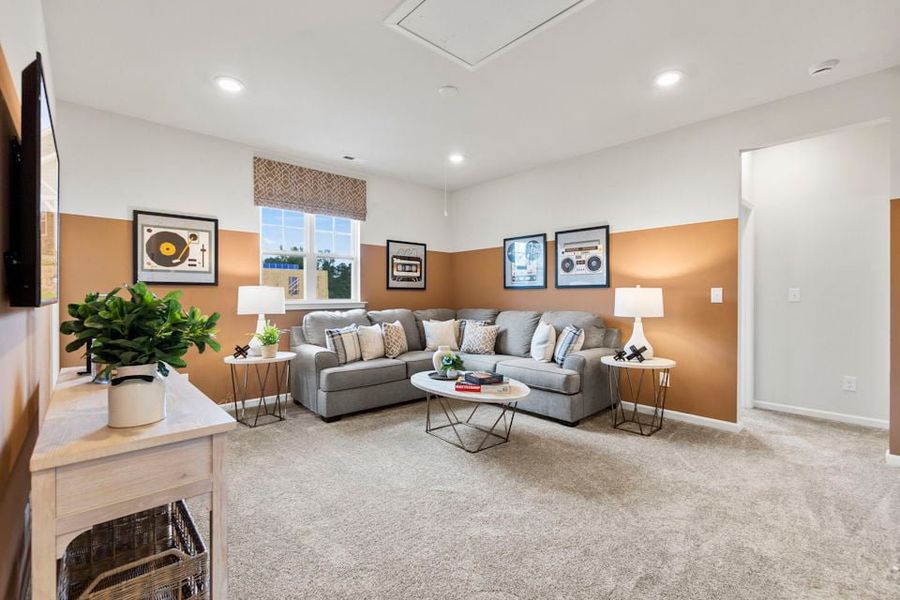 Furnished interior in a model home at Wynswept in Maiden (Image 22). Furnished interior in a model home at Wynswept in Maiden (Image 22).