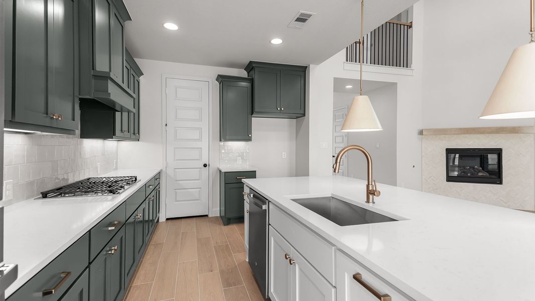 Furnished interior view inside a new home in Meridiana, Manvel (Image 6).