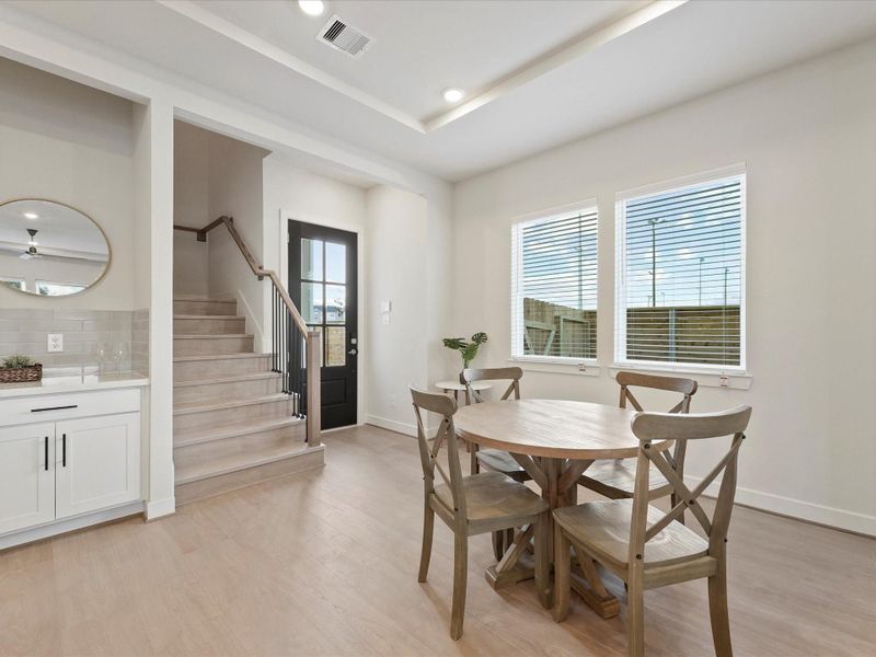 Furnished interior view inside a new home in , Houston (Image 22).