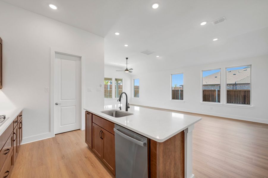 Furnished interior view inside a new home in LaPrelle, Haslet (Image 8).