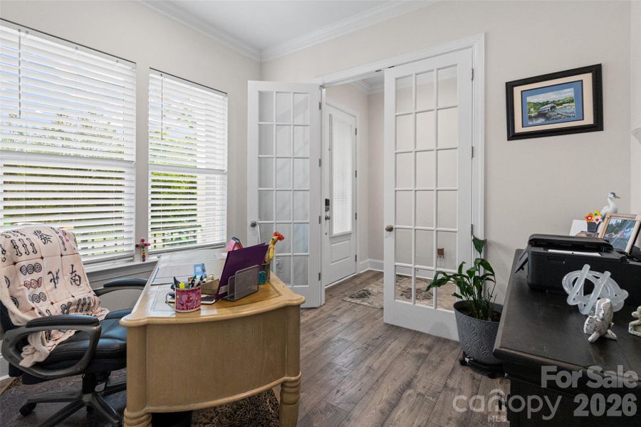 Furnished interior view inside a new home in , Clover (Image 38).