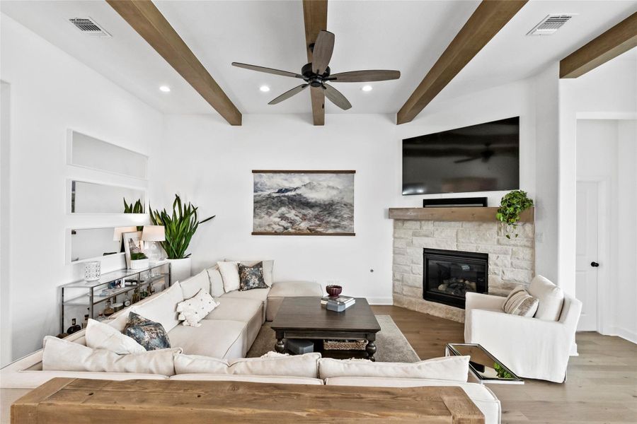 Furnished interior view inside a new home in , Bryan (Image 18).