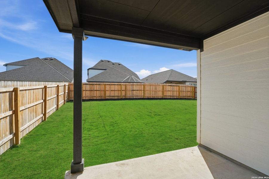 Exterior details and patio area of a home in Bison Ridge, San Antonio (Image 2). Exterior details and patio area of a home in Bison Ridge, San Antonio (Image 2).