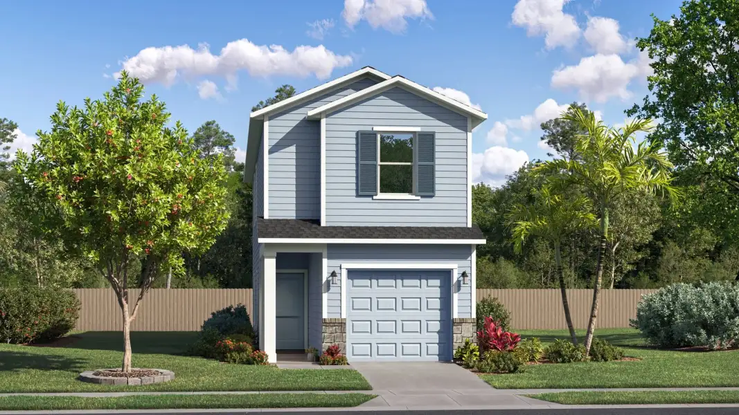 Exterior J5 with landscaping