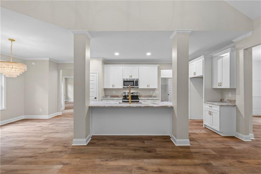 Furnished interior view inside a new home in , Nicholson (Image 9).