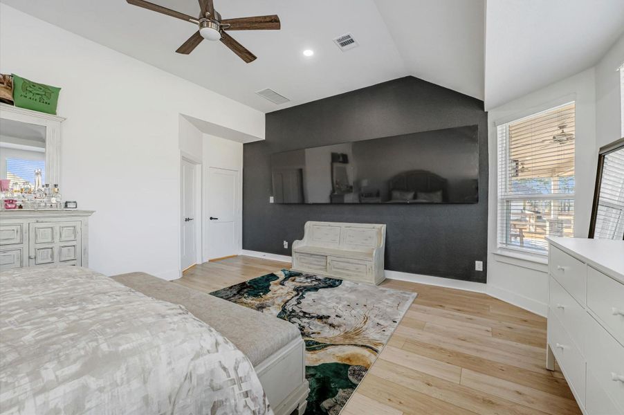 Furnished interior view inside a new home in Lone Star Landing, Montgomery (Image 36).
