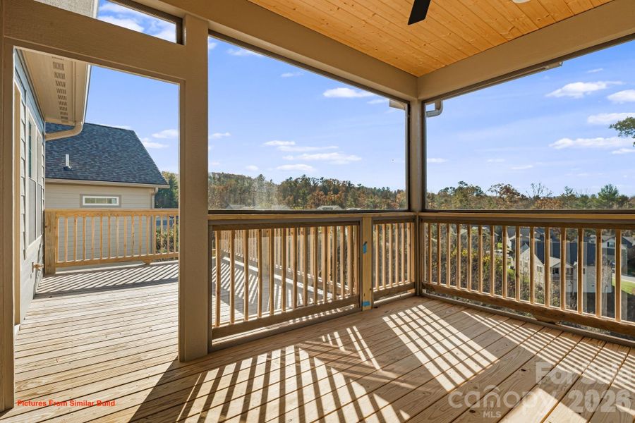 Exterior details and patio area of a home in , Weaverville (Image 14).