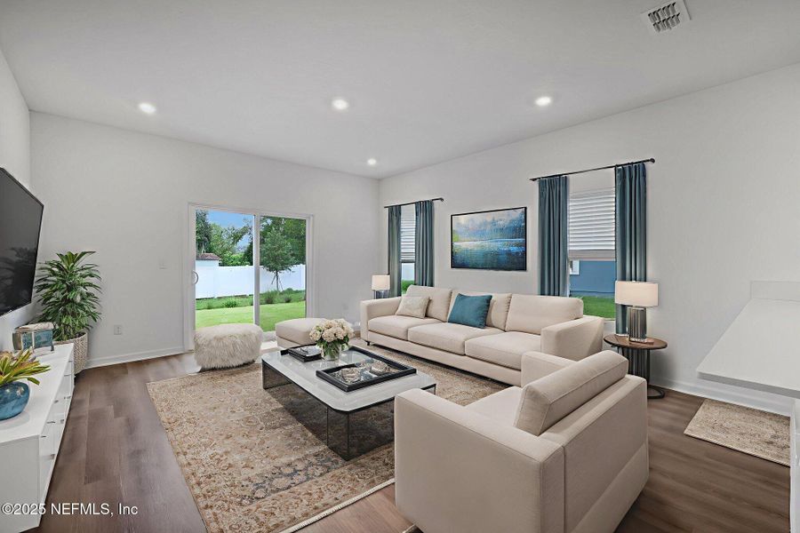 Furnished interior view inside a new home in Kasen Oaks, Jacksonville (Image 9).