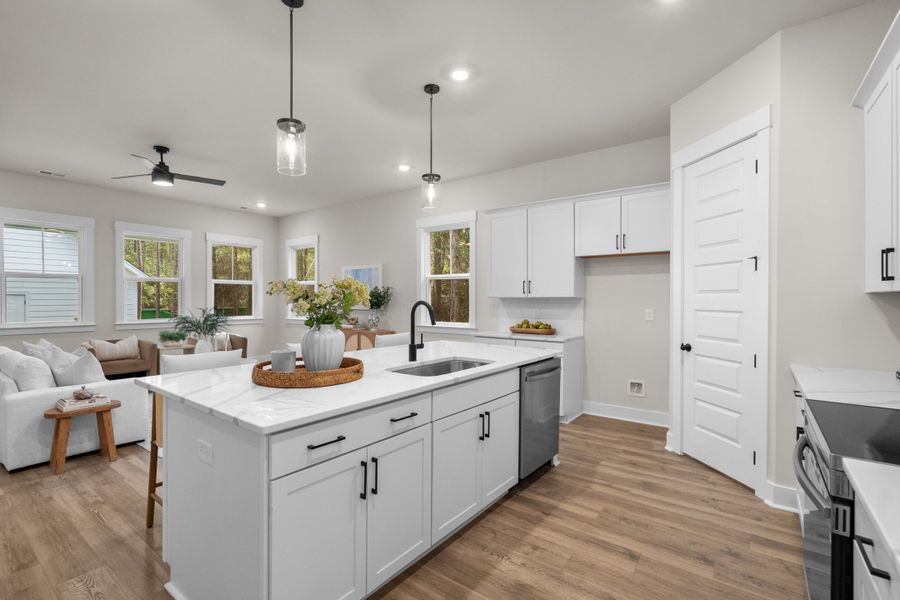 Furnished interior view inside a new home in Harmony Township, Georgetown (Image 12).