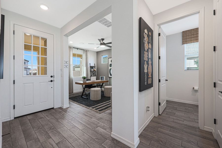 Representative furnished interior of a home built from the Sienna by Mattamy Homes in Empire Pointe, Queen Creek (Image 12).