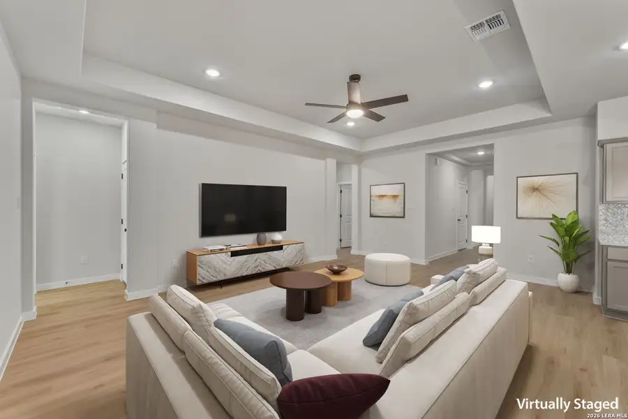 Furnished interior view inside a new home in Hickory Ridge, Elmendorf (Image 11).