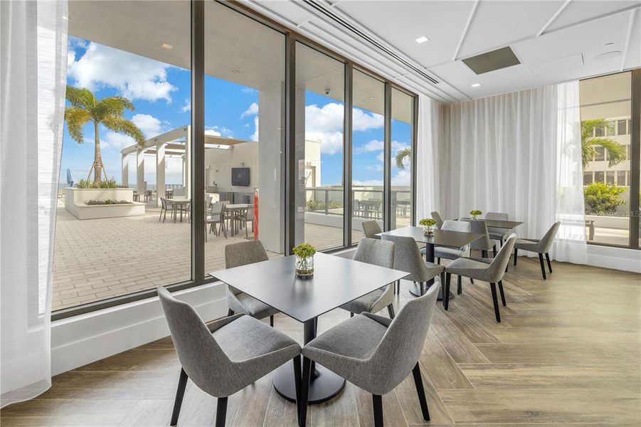 Furnished interior view inside a new home in , St. Petersburg (Image 28).