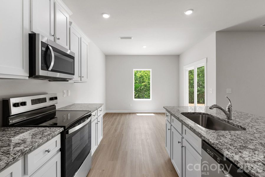 Furnished interior view inside a new home in Willow Estates, Shelby (Image 10).