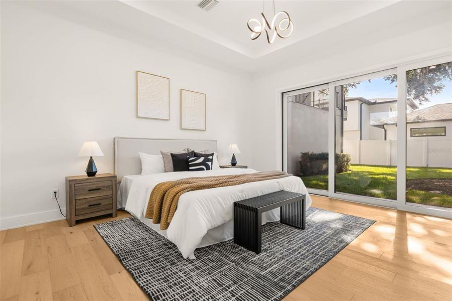 Furnished interior view inside a new home in , Orlando (Image 16).