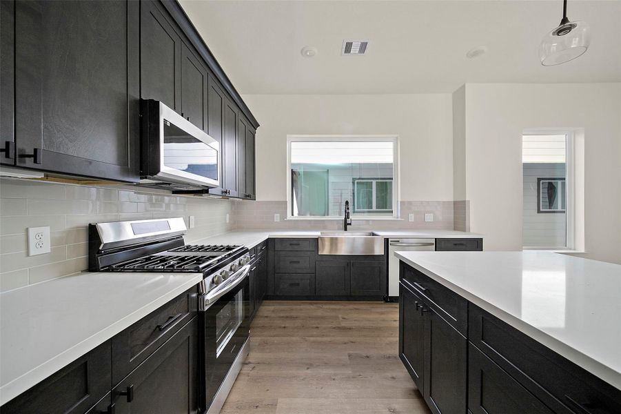 Furnished interior view inside a new home in , Houston (Image 13).