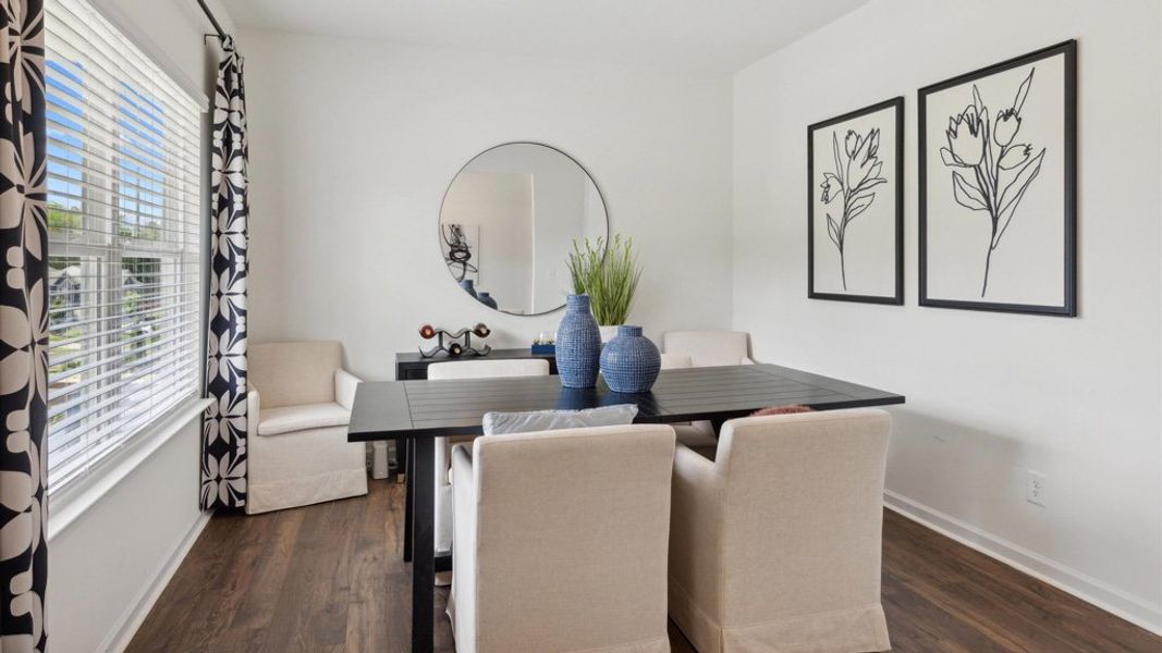 Furnished interior view inside a new home in Keebler Meadows, Johnson City (Image 15).