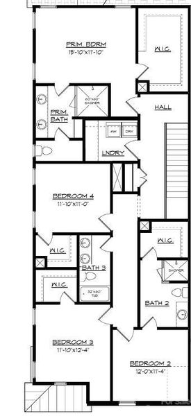 Second floor rendering