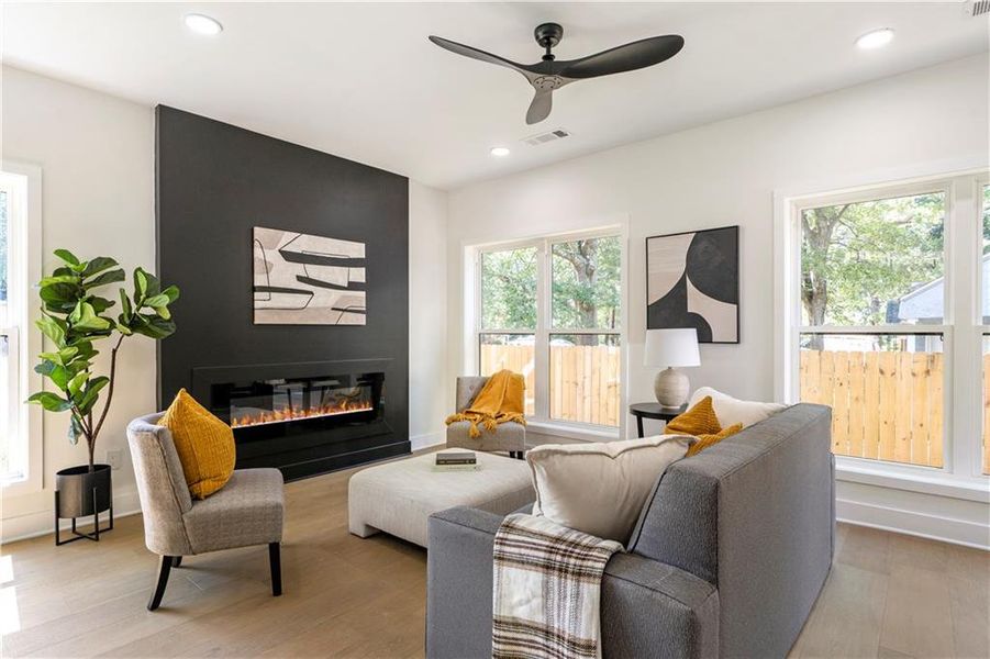 Furnished interior view inside a new home in , Forest Park (Image 27).