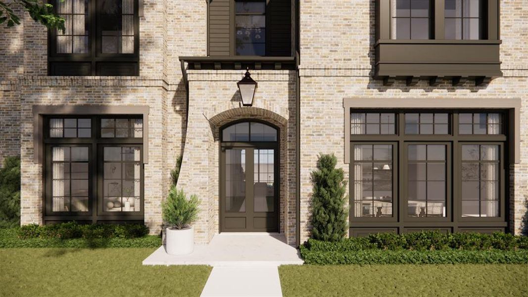 Exterior details and patio area of a home in , Dallas (Image 3). Exterior details and patio area of a home in , Dallas (Image 3).