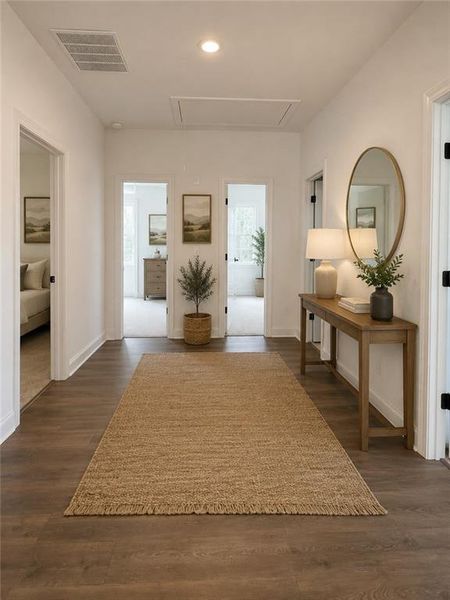 Furnished interior view inside a new home in Adams Estates, Winder (Image 28).