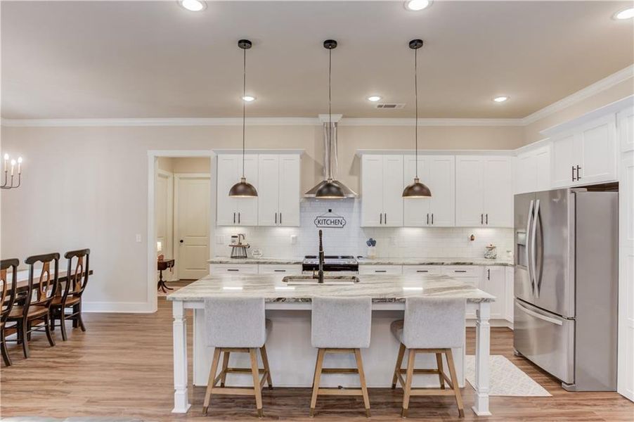 Furnished interior view inside a new home in , Social Circle (Image 8). Furnished interior view inside a new home in , Social Circle (Image 8).