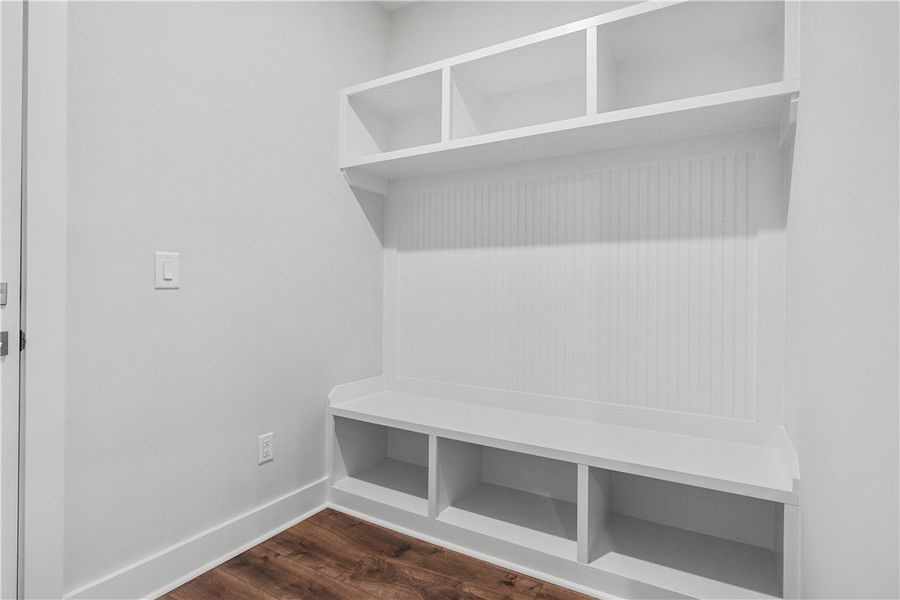 Functional built-in storage provides essential org