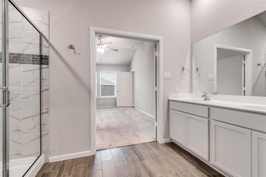 Furnished interior view inside a new home in , Fort Worth (Image 11).