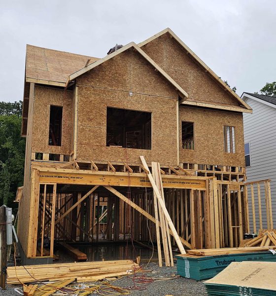 In-progress construction of a new home in The Farmstead, Hixson, TN (Image 5).