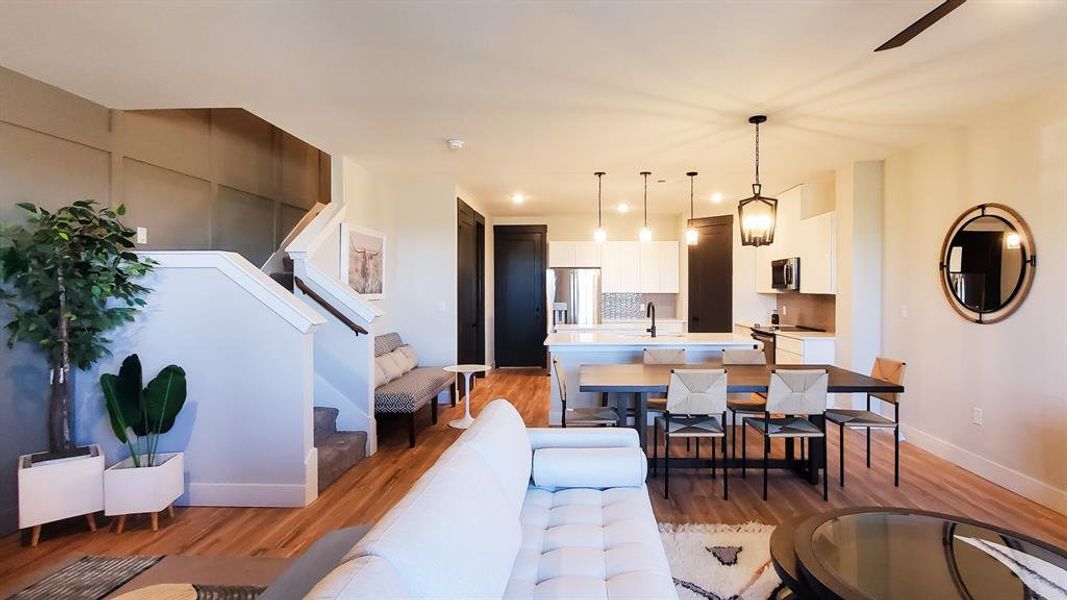 Furnished interior view inside a new home in , Princeton (Image 15).