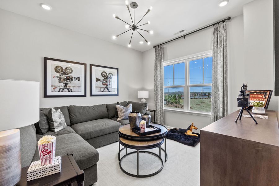 Representative furnished interior of a home built from the London by Taylor Morrison in Tramore, Harrisburg (Image 27).