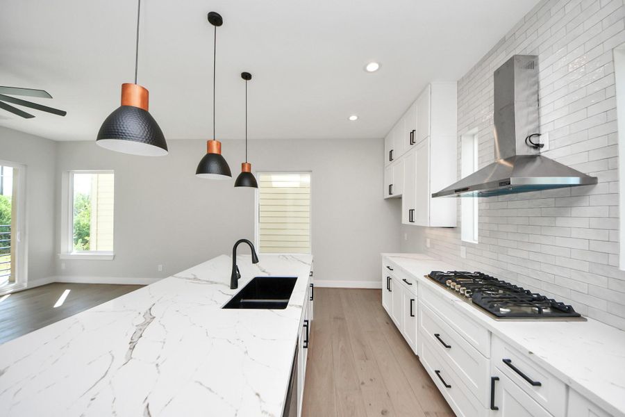 Furnished interior view inside a new home in , Houston (Image 9). Furnished interior view inside a new home in , Houston (Image 9).