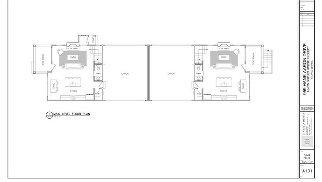 2D floor plan layout of this home in , Atlanta, GA (Image 4).