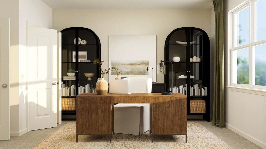 Furnished interior view inside a new home in Deer Valley, Canton (Image 21).