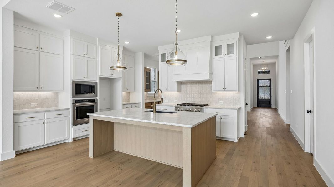 Furnished interior view inside a new home in Painted Tree 50' Series, McKinney (Image 5).