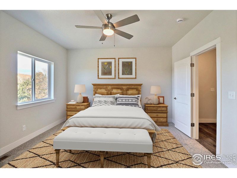 Furnished interior view inside a new home in , Evans (Image 7).